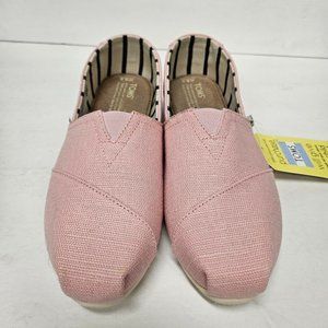 TOMS Women's Classic ,Powder Pink Heritage Canvas